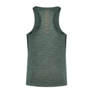 Jake Hardloop Tanktop Heren Groen/Oranje/Zwart