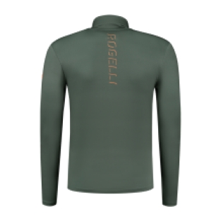 Jake Hardloopvest Heren Groen/Oranje/Zwart