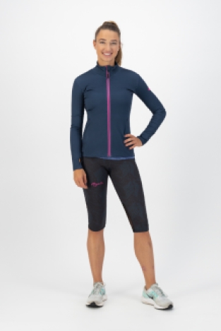 June Hardloopjack Dames Blauw/Roze