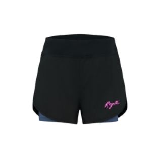 June 2-in-1 Hardloopshort Dames Blauw/Roze