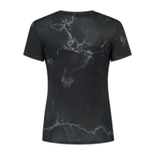 Marble Hardloopshirt Dames Zwart