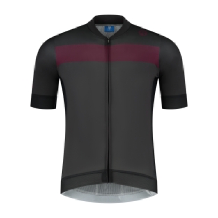 Prime Fietsshirt Heren Grijs/Bordeaux