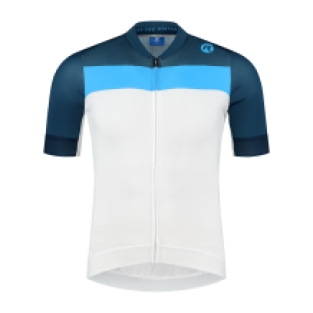 Prime Fietsshirt Heren Wit/Blauw