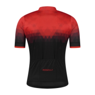 Sphere Fietsshirt Heren Zwart/Rood