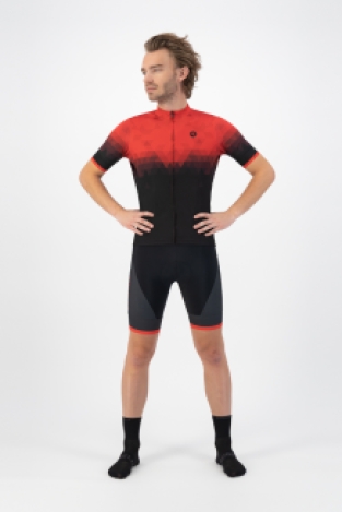 Sphere Fietsshirt Heren Zwart/Rood