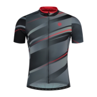 Buzz Fietsshirt Heren Grijs/Rood