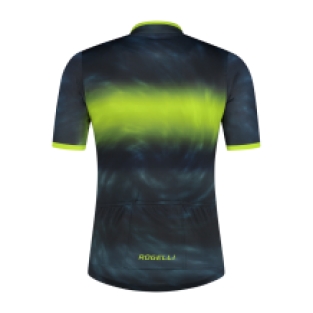 Tie Dye Fietsshirt Heren Groen/Fluor