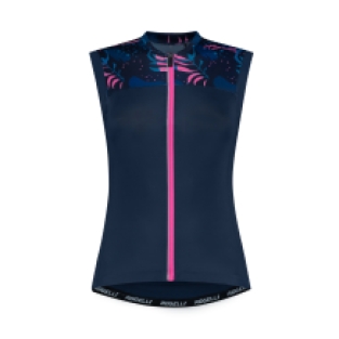 Harmony Fietsshirt Dames Blauw/Roze