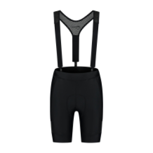 Melange Bibshort Dames Zwart