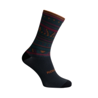 Aztec Sokken Heren Blauw/Oranje