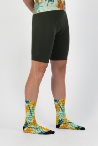 Hawaii Sokken Heren Mint/Oranje